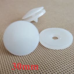 50set Size20x20mm 15x15mm White Plastic Doll Joints Dolls Accessories For Toys Teddy Bear Making DIY Crafts
