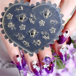 SNASAN Tiny Flower Heart Dolphin Gemstone Beauty Nail Art Resin Silicone Mould DIY Handmade Tool Small Beads Resin Silicone Mold