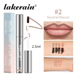 4 Colors Peel Off Lip Liner Waterproof Transfer-proof Lipstic Tattoo Waterproof Long Lasting Matte Velvet Lip Tint Sexy Red Cont