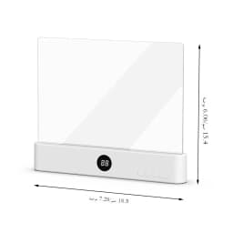 Book Light, Led Lights, Rechargeable LED Flat Book Lights,3 Colors & Timer, Dimmable Panel Plate Book Lamp