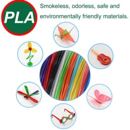 PLA Colored Odorless Safety Plastic 3D Pen Filament Diameter 1.75mm For 3D Printing Pen Kids Birthday Creative Christmas Gift