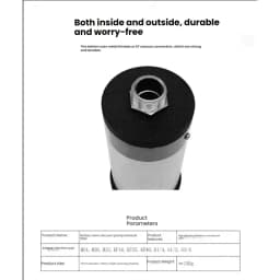Vacuum Pump Oil Mist Filter M24 M30 M33 G1/2 G3/4 Thread Optional