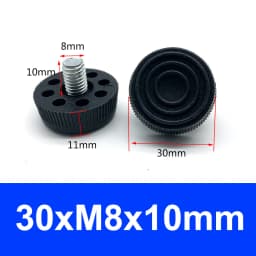 M6 M8 M10 Adjustable Leveling Chair Leg Feet Furniture Mat Screw-in Base Sofa Bed Cabinet Table Floor Protector Anti-slip Pad