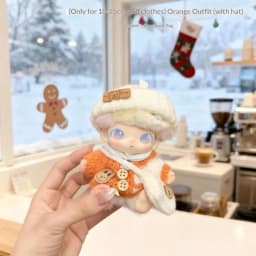 DIMOO Newborn Diary Colorful Buttoned Sweater Cute Little Rabbit Knitted Sweater Little Bear Crossbody Bag Baby Clothes 15cm