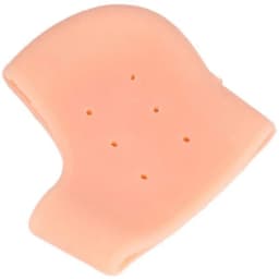 2Pcs Silicone Feet Care Socks Moisturizing Gel Heel Thin Socks with Hole Cracked Foot Skin Care Protectors Lace Heel Cover