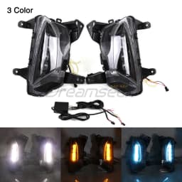 LED DRL Daytime Running Light for Chevrolet Chevy Equinox Facelift Model 2022 2023 2024 Fog Lamp with Sequential Turn Indicator