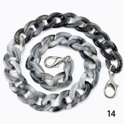 1/2Pcs Deepeel 60cm Acrylic Bag Strap Handbag Resin Chain Detachable Lobster Clasps for Purse Handle DIY Making Accessories