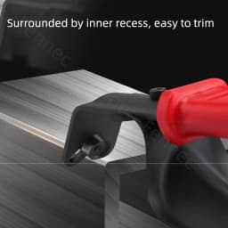 DB1000 Sheet Metal Deburring Trimming Scraper Tool 0-12mm Range Burr Trimming Cutter Double Sided Trimmer BN8010 Blades