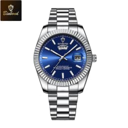 BINBOND Luxury Sport Wrist Watch For Man Waterproof Luminous Date Men Watch Quartz Stainless Steel Men's Watches Male Reloj