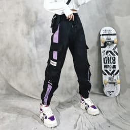 Black Work Pants for Women in Spring and Autumn 2024 New Ins Trendy and Versatile Slimming Elastic Ankle-Length Sports Pants