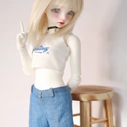 No Doll New 30/45/60cm Doll's Clothes for 1/3 1/4 1/6 Bjd Doll T-shirt Diy Girl Toys Dress Up Doll Accessories