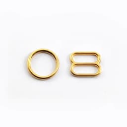 50Set 6-20mm Bra Bikini Buckle Metal Strap Buckles Underwear Sliders O D Rings Clasp Clothes Buttons Hook DIY Sewing Accessories