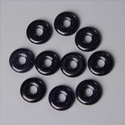 5pcs Natural Big Hole Stone Beads Labradorite Jades Agates Round Donut Pendant For Jewelry Making Earrings Necklace DIY 18CM
