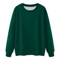 Navy Blue 500g Heavy Round Neck Sweater Men's Autumn and Winter Velvet Thickened Pullover Couple Loose American Top Women