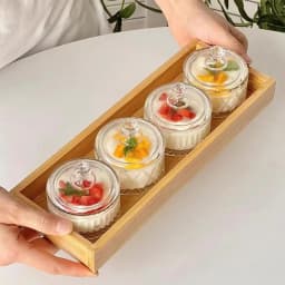 1PCS Mini Glass Storage Box Transparent Jewelry Storage Box Container Portable Earring Ring Earplugs Packaging Storage Case