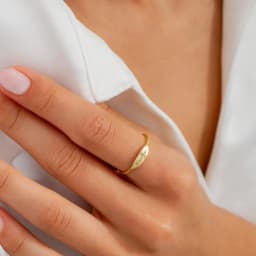 COOLTIME Dainty Engraved Name Stainless Steel Ring for Women Gold Color Personalized Minimalist Anniversary Couple Rings Gift
