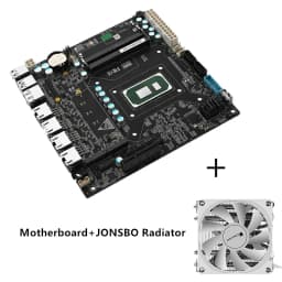 6-Bay Mini ITX Firewall Motherboard 11th Gen Intel I7 1165G7 I5 1135G7 I3 1115G4 2×M.2 NVMe DDR4 Server Router NAS Mainboard