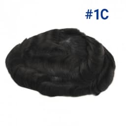 Men's capillary prothesis 0.12-0.14mm Injection Skin Toupee Men Wigs Male Hair Prosthesis Natural Human Hair System Wigs For Men