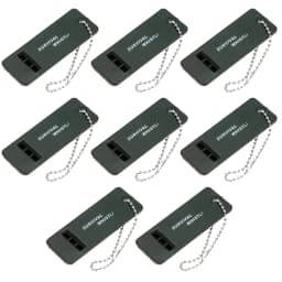 1-10PCS 3-Frequency Whistle High Decibel Survival Whistle Outdoor Hiking Camping Whistle Hunting Whistle Emergency Survival Tool
