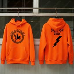 Camp Half Blood Hoodie Fall Winter Essential Half Camp Game Men Women Orange Pullovers Poseidon of Son Halloween Sweatshirt Tops
