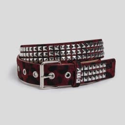 Punk Pink Fur Rivets for Women's Belt Hip Hop Y2k Girls Jeans Accessories Girdle Goth Retro Brown Pin Buckle Pu Waistband