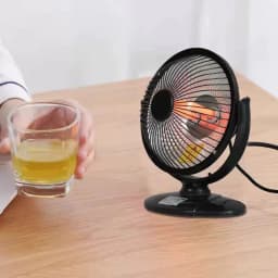 Electric Heaters Promotion Mute Students Office Home Desktop Heater Mini Quartz Tube Type Small Solar Heater Stove Electric Fan