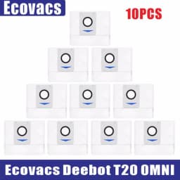 Ecovacs Deebot T20 Omni T20e Accessories Main Side Brush Mop Cloth HEPA Filter Dust Bag Replacement Spare Parts