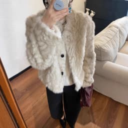 Women Faux Shearling Fur Coats Solid Fur Jackets Cotton Linen V Neck Long Sleeves Single Breasted Loose Fit Casual 2026 Winter