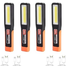 1/2/4/8PCS Bright COB LED Work Light Car Mechanic Lamp USB Rechargeable Flashlight Magnetic Torch Emergency Light Warning Light