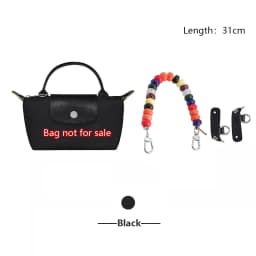 Colored Beading Bag Handle For Longchamp Mini Pearl Chain Bag Strap Shoulder Strap Bag Decoration Bag Replacement Accessories