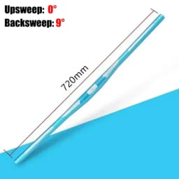 MTB Handlebar Aluminum Alloy Bicycle Handlebar for Road Mountain Bike Handlebar 31.8mm*650/720/780mm Steering Wheel for Bicycle