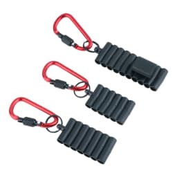 Portable Rubber Screwdriver Bit Holder With Carabiner Keychain Bits Holder Multi Cross Driver Bit Organizer Sleeve Holder