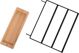 Earring Holder Stand 3-Tier 69 Holes Earring Organizer Stand Display with Wooden Storage Tray Desktop Bracelet Jewelry Holder