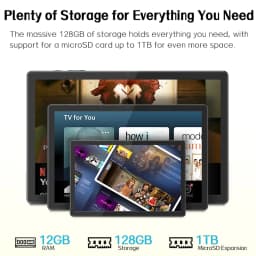 Paitanry Tablet Android 15 8000mAh 11 inch Tablets En Oferta 2025 with 12GB+128GB, Octa-core, 5MP+13MP Dual Camera