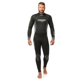 Cressi Men's Full Wetsuit Back-Zip for Scuba Diving & Water Activities - Fast 3mm: designed in Italy