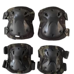 Tactical Protector Military Army Outdoor Tactical Protective Gear Set 4 Knee/Elbow Pads Outdoor Cycling Hiking Protection Sports