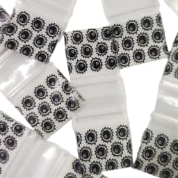 1" x 1" 5Mil Colored Pink Baggies 100pcs Mini Zip lock bags 1010 Clear Plastic Bags Y028
