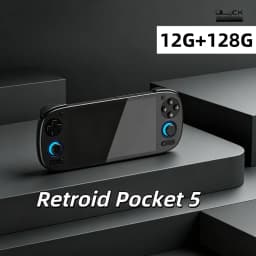 Retroid Pocket 5 Retro Handheld Game Console Video Game Consoles RP5 SD865 12 128G Android13 5.5Inch OLED HD Screen 512G PSP PS2
