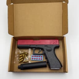 NEW High quality soft bullet air gun manual toy gun lower magazine laser outdoor sports CS game weapons children gift boys gift