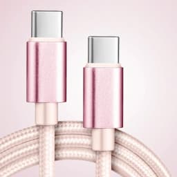 66W 5A Nylon 1m 2m 3m USB C To Type C Fast Charging Cable for Iphone 15 16 Pro Max Samsung S24 Xiaomi OPPO Charging Cable