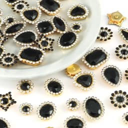 50pcs/lot Silver Claw Setting Glass Rhinestone Mixed Shape Sew On Crystal Stone Diamond for Wedding Dress Shoes Bags DIY Trim