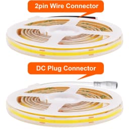 Waterproof COB LED Strip Light 12V 24V 3000K 4000K 6000K IP67 Flexible Led Tape 480LEDs/m 5m 10m 20m 0.5m 1m 2m Linear Lighting