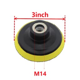 3/4/5/6/7inch M10 M14 Backing Pad Sanding Holder Disc Hook and Loop Polishing Backer Plate Drill Rod for Polisher Grinding Tool
