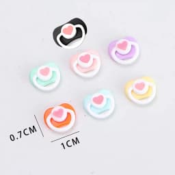 Lovely Mini Doll Pacifier Play House Supplies Dummy Nipples For Doll Baby Dolls Kids Toy Baby Pacifier Accessories