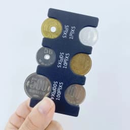 Colourful Portable Lost-proof Plastic Coin Clip Organizer Japanese Currency Sorting Travel Coin Money Holder Dispenser Storage