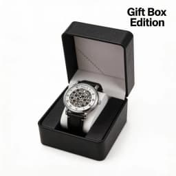 Men Automatic Watch Chess Checkerboard Mechanical Watches Waterproof Vintage Business Luminous Skeleton Leather Gift for You