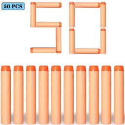 7.2cm 100pcs for Nerf Soft Bullets Darts Round Head Refill Sponge Darts Kids Children Toy Gun Bullets for NERF N-Strike Blasters