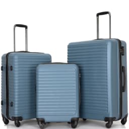 Travelhouse Hardshell Suitcase ABS+PC Luggage Sets Lightweight Durable Suitcase with TSA Lock,3-Piece Set (20/24/28)