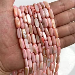 15X6mm Long Stripe Shell Beads Point Stick Mother of Pearl Shell Slice Loose Beads for DIY Making Jewelry Necklace Accessories