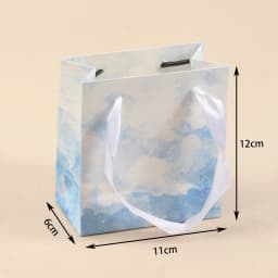1Pcs Ink Cloud/Marble/Internet Celebrity Paper Box Kraft Paper Handbag Charm Bracelet Necklace Pendant Jewelry Display Gift Box
